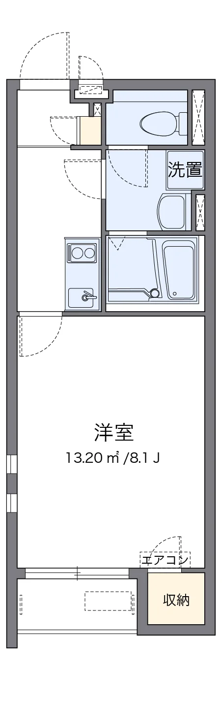 代表的な間取のため実際の間取とは異なる場合があります