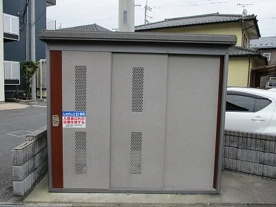 入居者様専用ゴミ庫となります