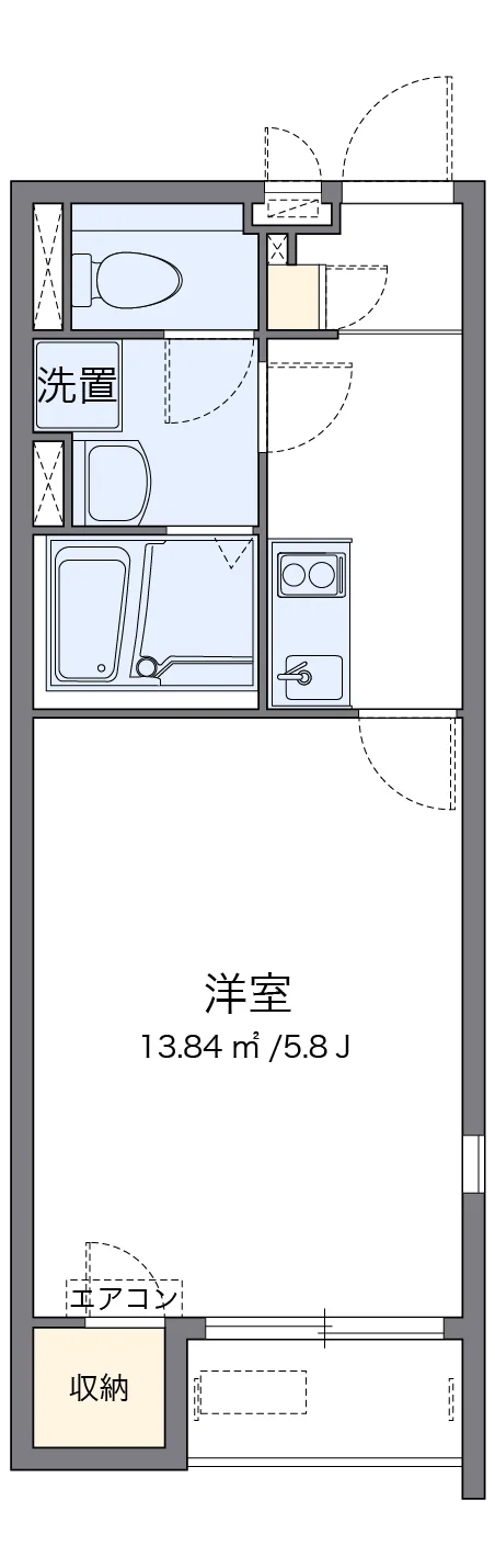 代表的な間取のため実際の間取とは異なる場合があります
