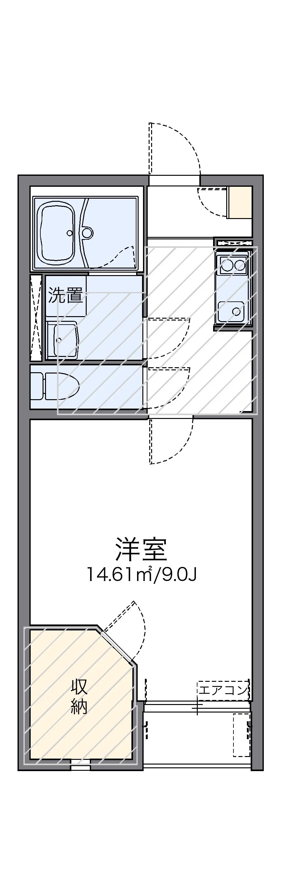 代表的な間取のため実際の間取とは異なる場合があります