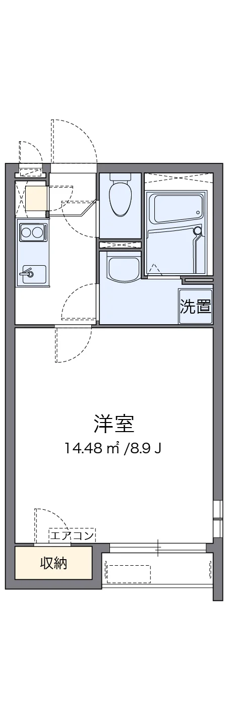 代表的な間取のため実際の間取とは異なる場合があります