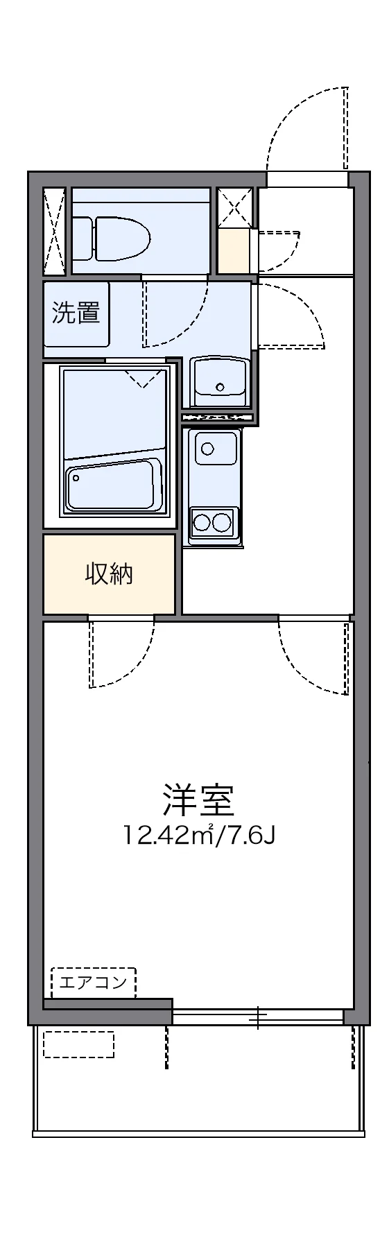 代表的な間取のため実際の間取とは異なる場合があります