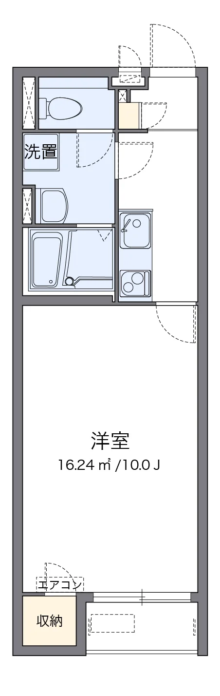 代表的な間取のため実際の間取とは異なる場合があります