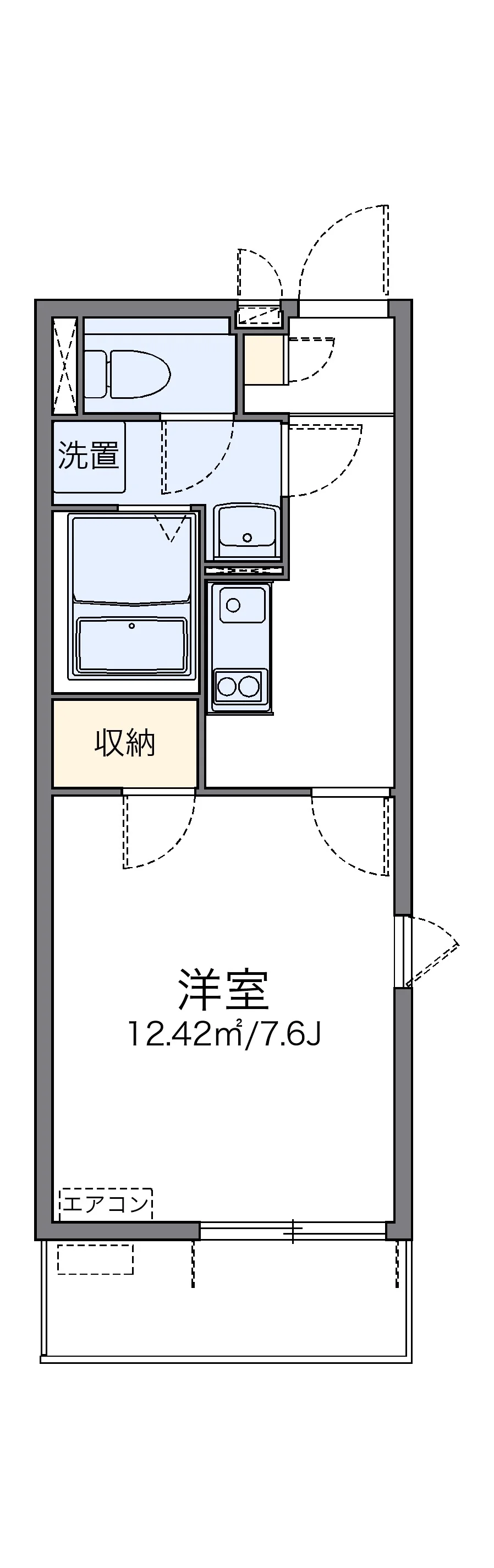 代表的な間取のため実際の間取とは異なる場合があります