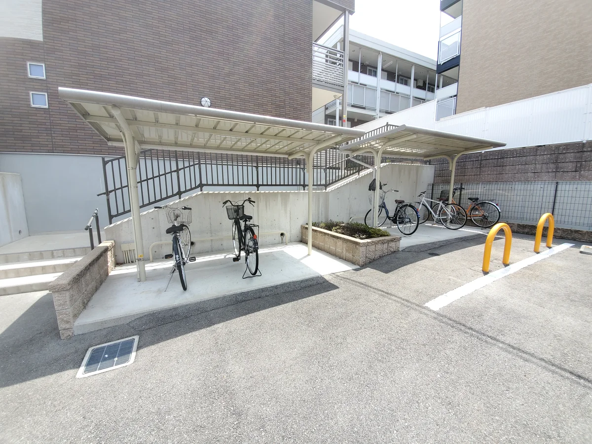 駐輪場です。