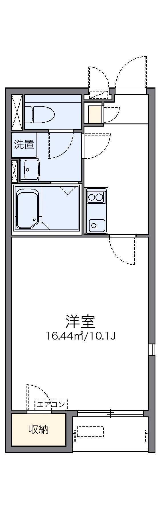 代表的な間取のため実際の間取とは異なる場合があります
