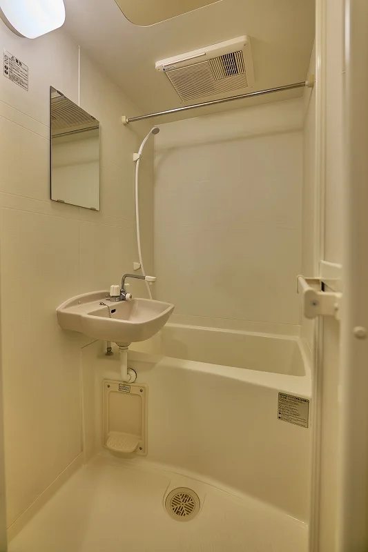 雨の日の室内干しに便利な浴室乾燥機付き