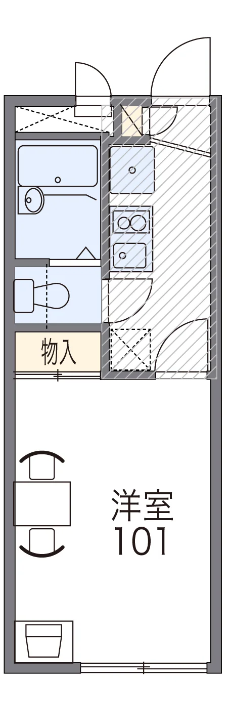 代表的な間取のため実際の間取とは異なる場合があります