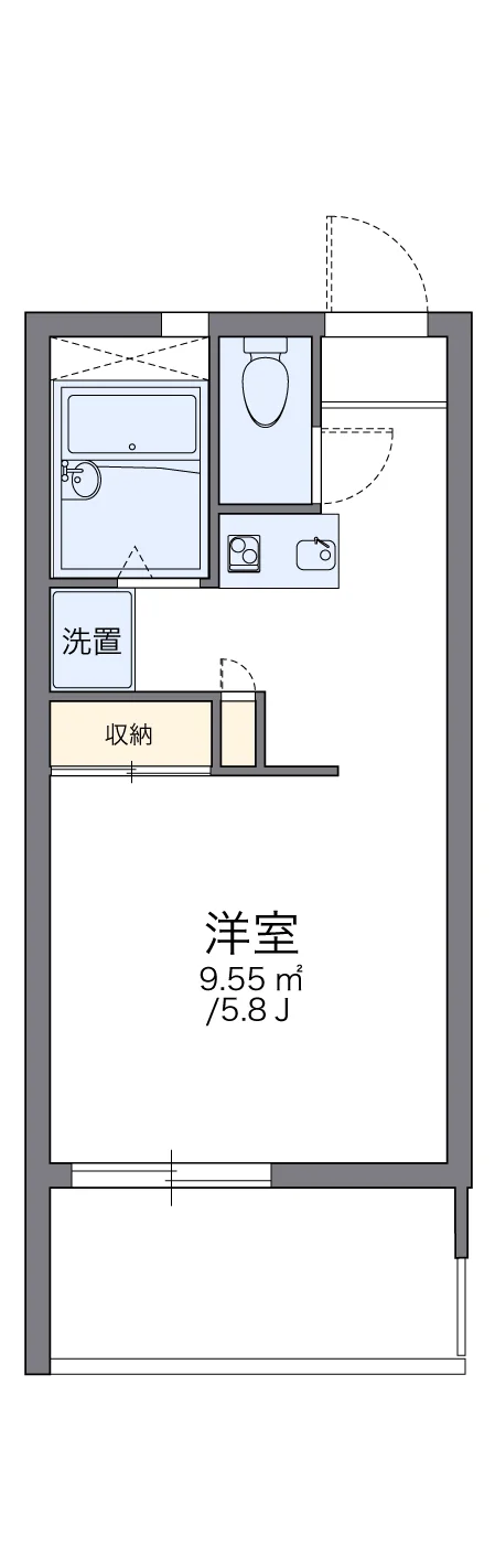 代表的な間取のため実際の間取とは異なる場合があります