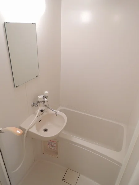 洗面一体型の浴室