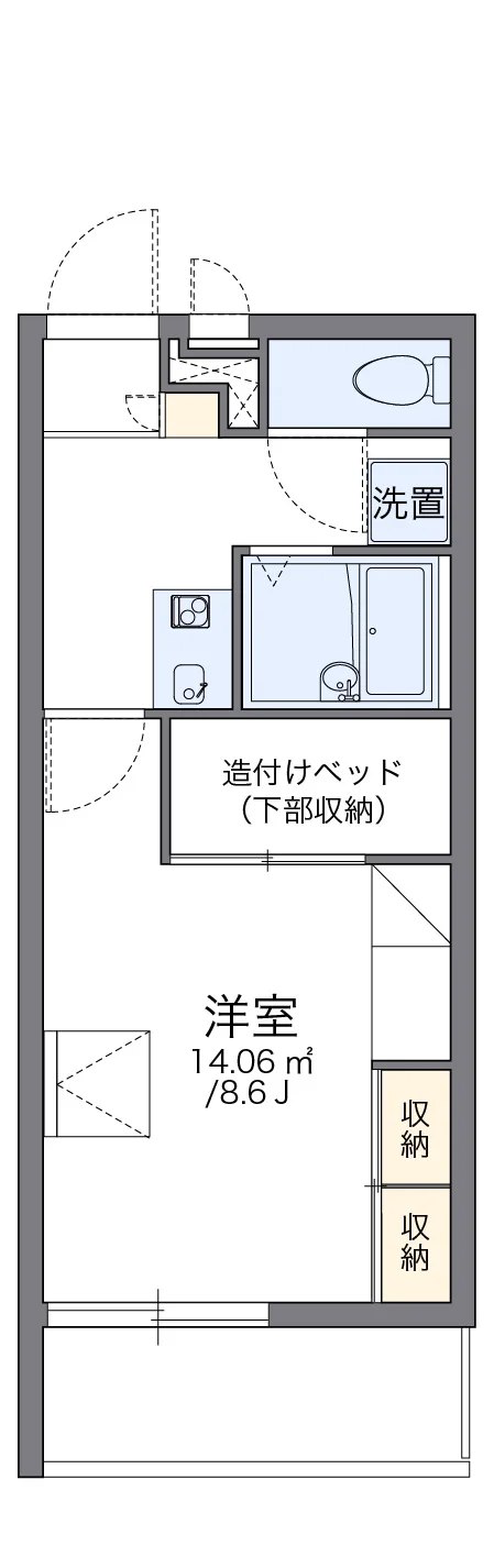 代表的な間取のため実際の間取とは異なる場合があります