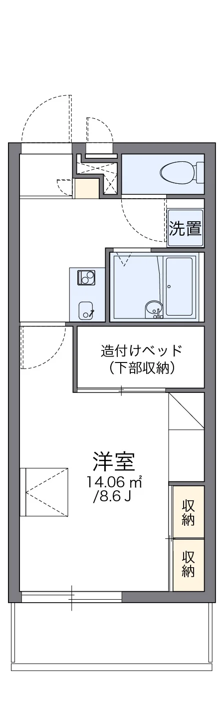 代表的な間取のため実際の間取とは異なる場合があります