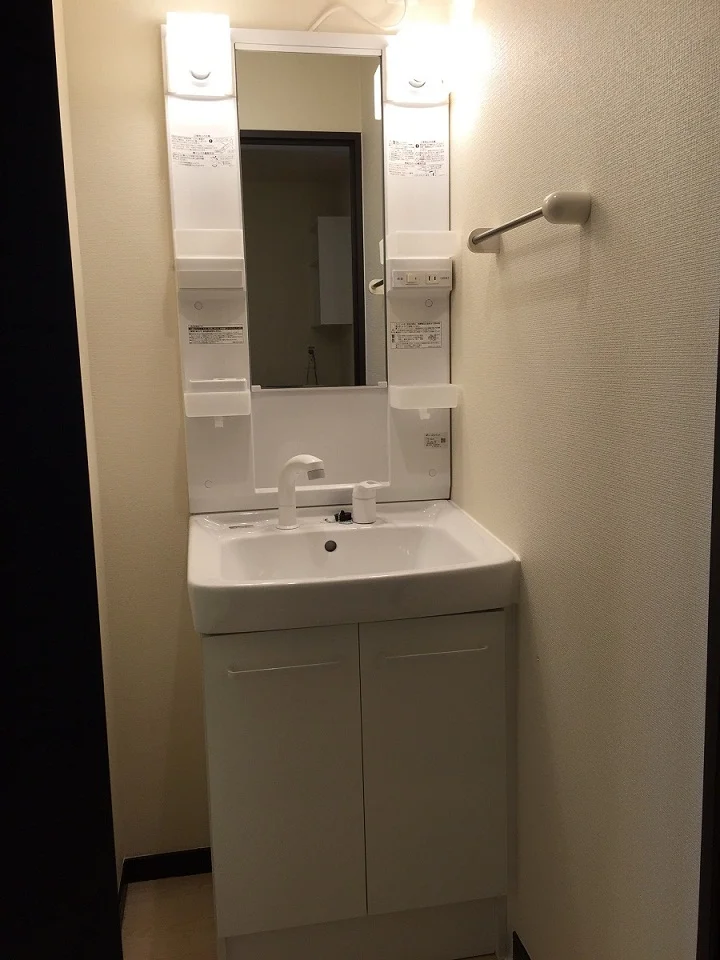 嬉しい独立洗面台