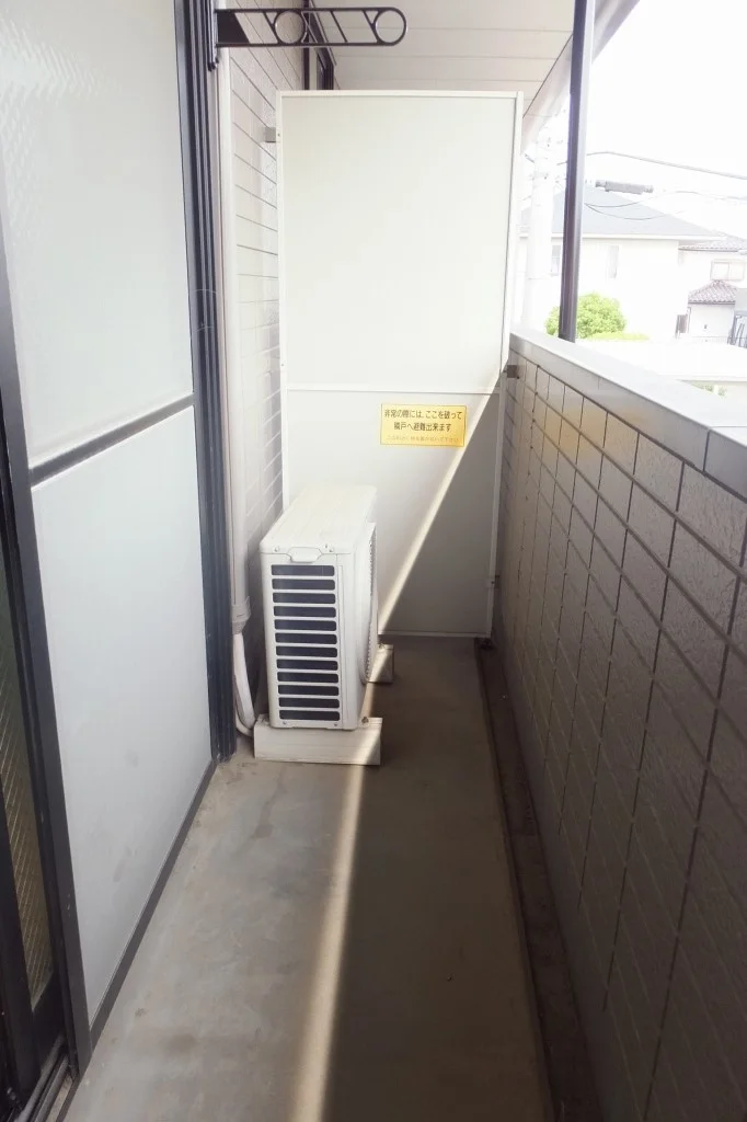 ベランダ付き物件です。