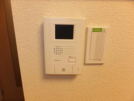 カラーモニター付きインターホン付き