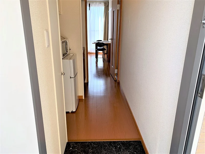 シューズボックスあります。