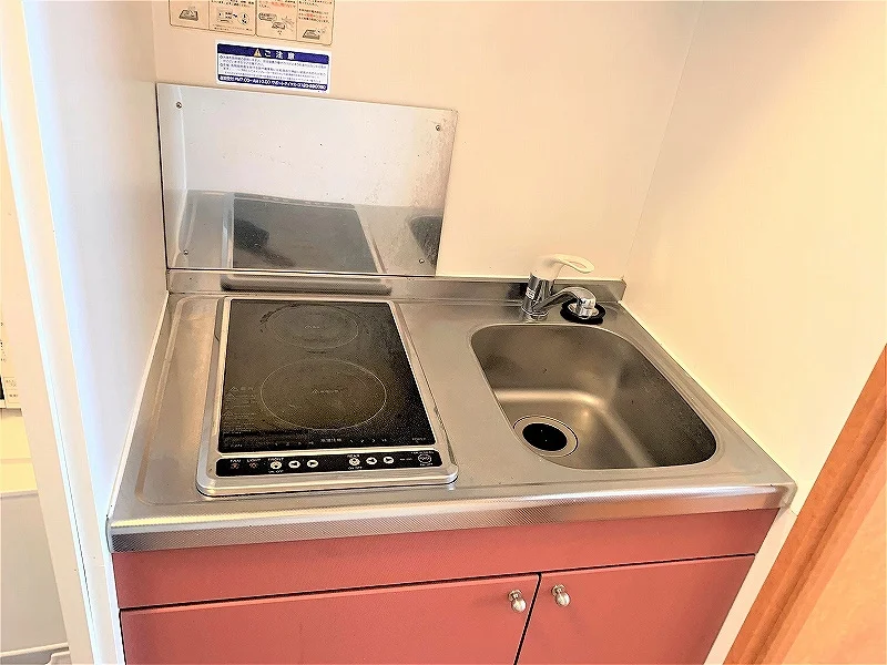 2口ラジエントヒーターコンロ。