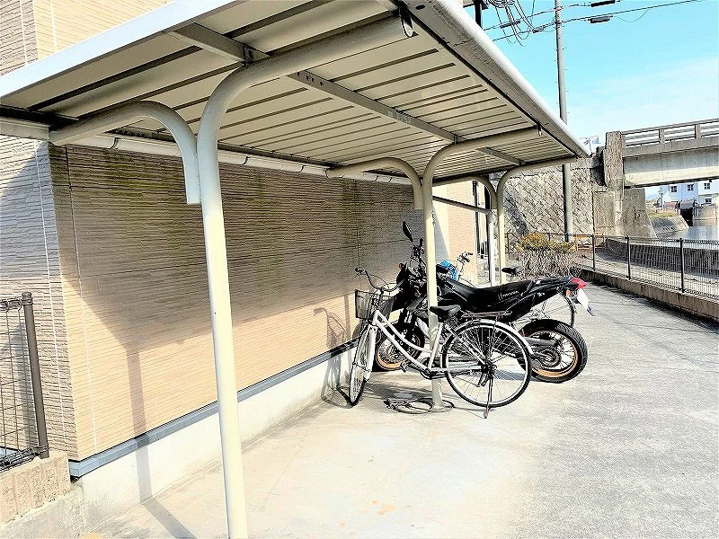 駐輪場です。