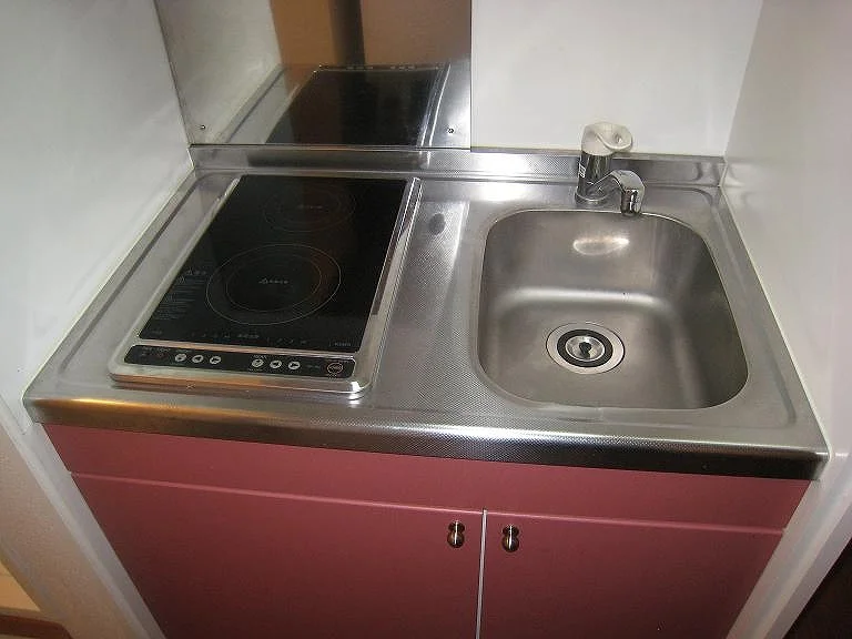 2口ラジエントヒーターコンロ。