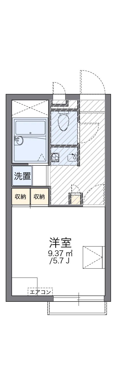 代表的な間取のため実際の間取とは異なる場合があります