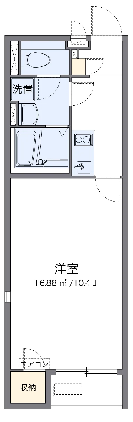 代表的な間取のため実際の間取とは異なる場合があります