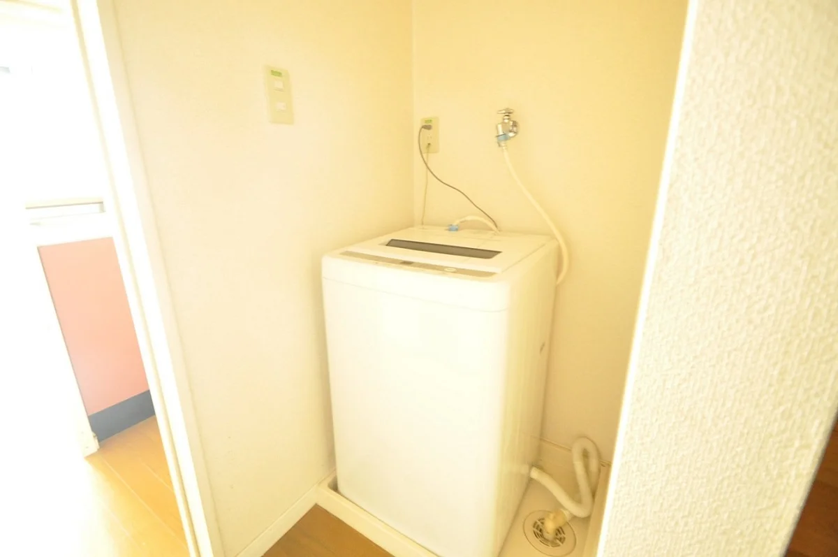 洗濯機付きです。