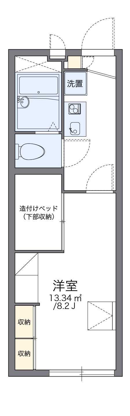 代表的な間取のため実際の間取とは異なる場合があります