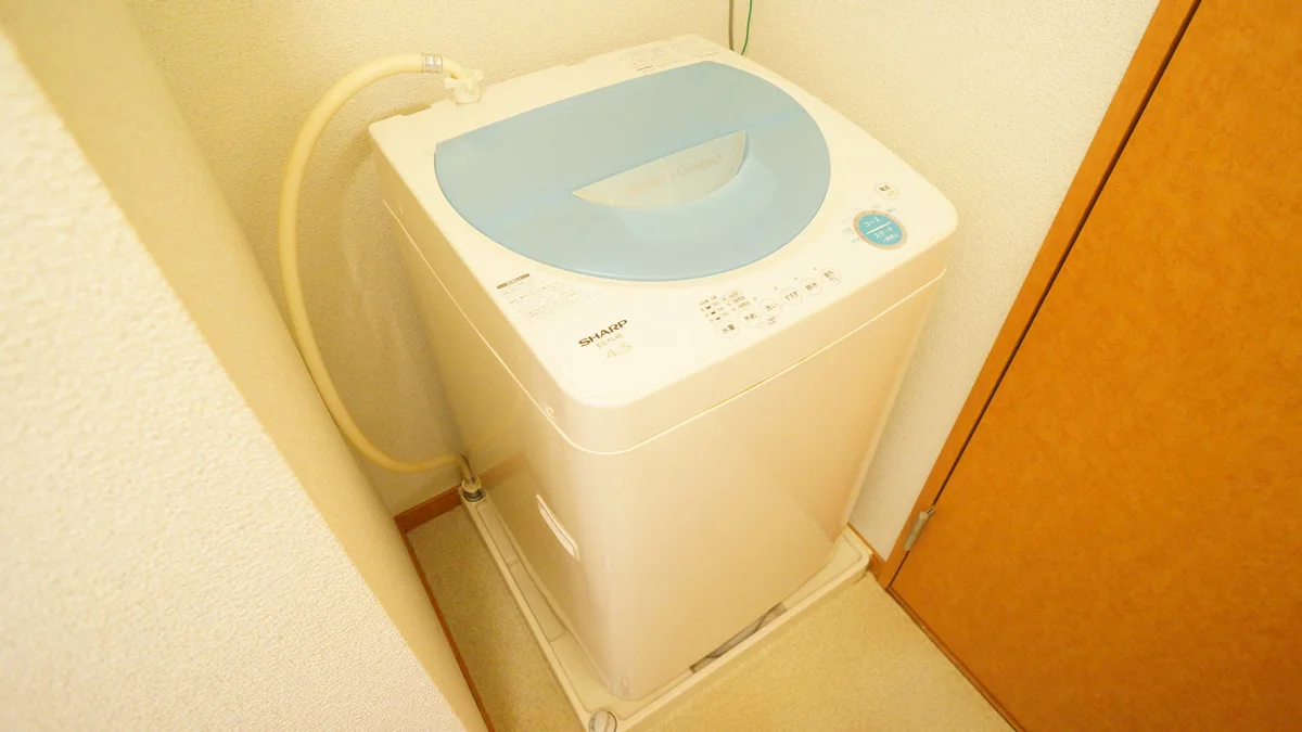 洗濯機付きです。