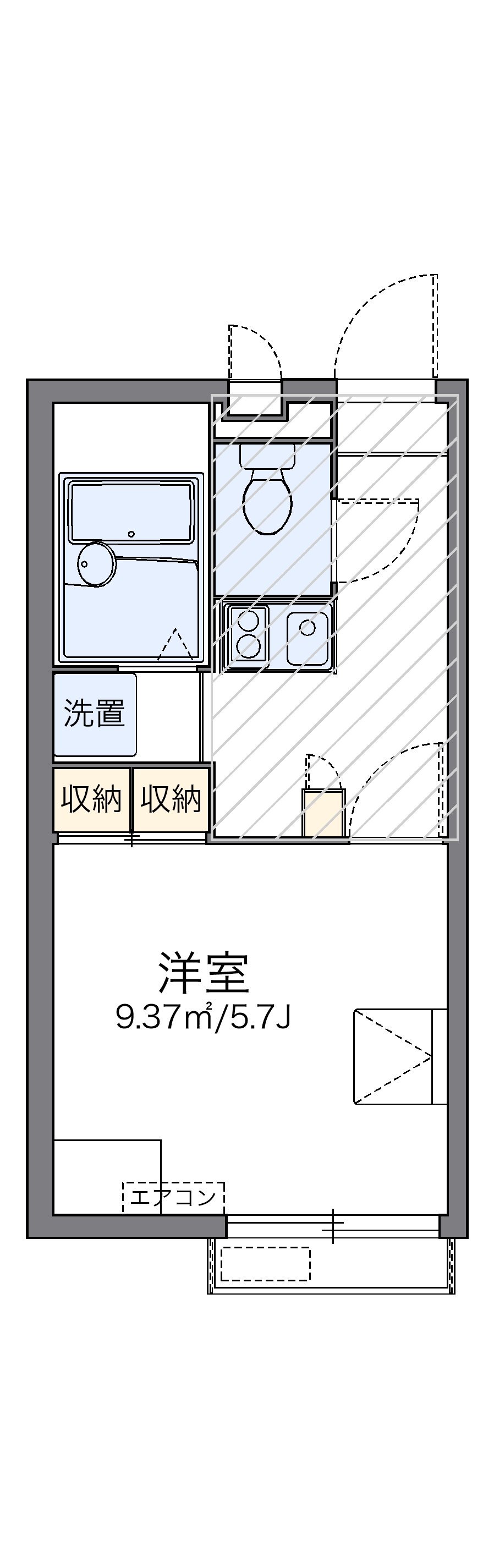 代表的な間取のため実際の間取とは異なる場合があります