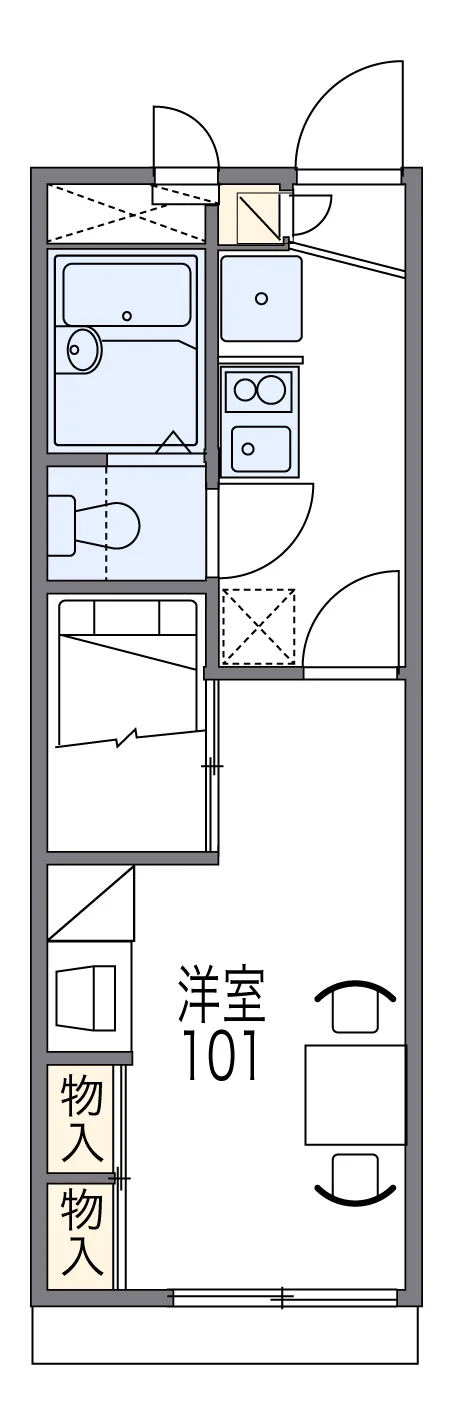 代表的な間取のため実際の間取とは異なる場合があります