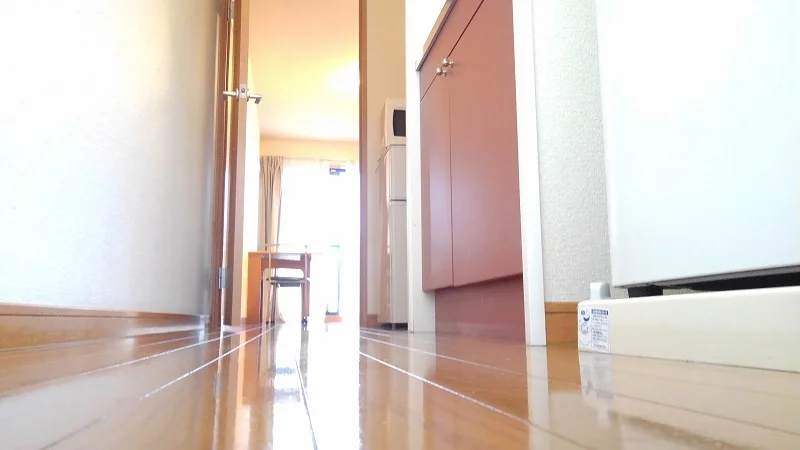 1Ｆ玄関　奥へ居室へと続きます