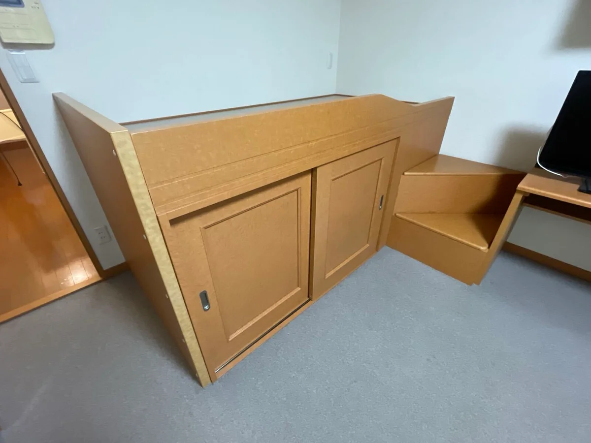 1階はフローリング、2階はじゅうたんです。