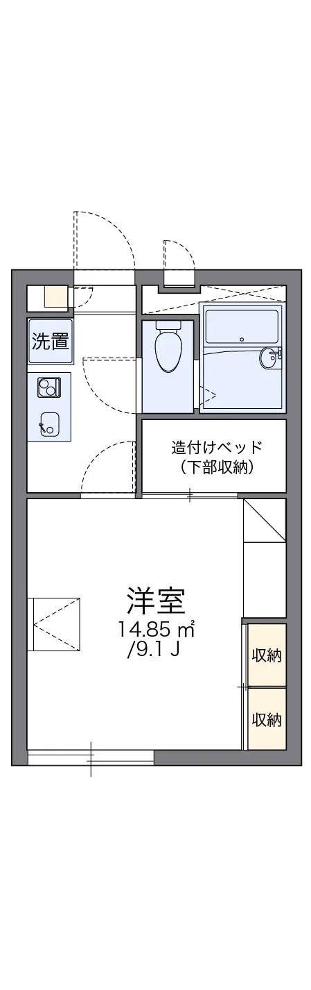 代表的な間取のため実際の間取とは異なる場合があります