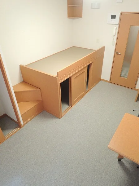 収納付きベッドタイプのお部屋