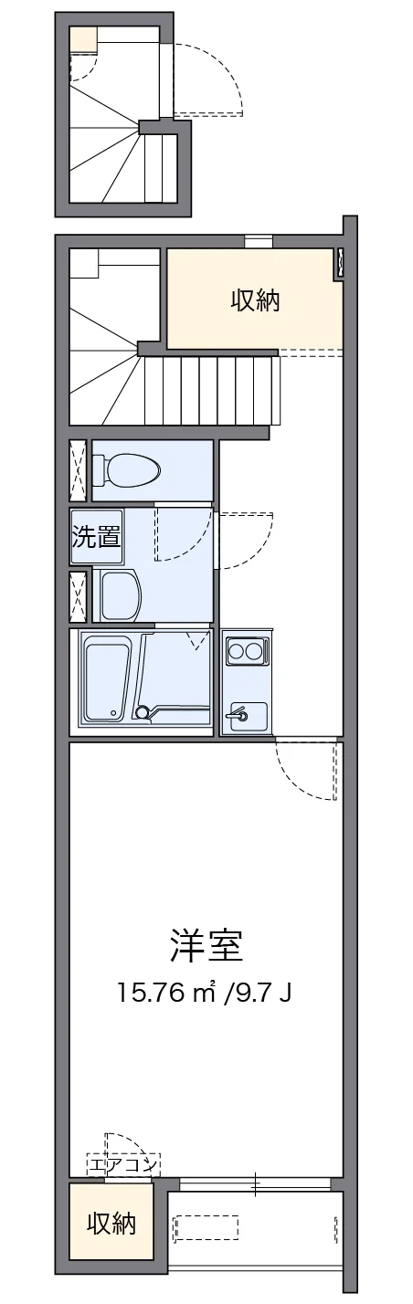 代表的な間取のため実際の間取とは異なる場合があります