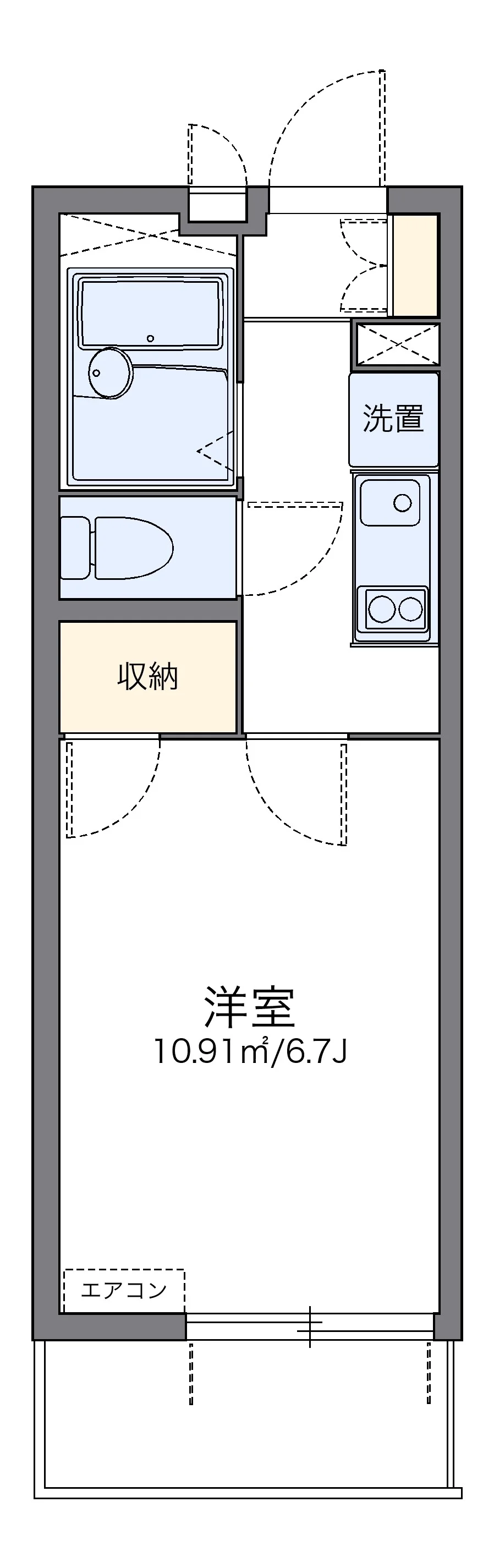 代表的な間取のため実際の間取とは異なる場合があります