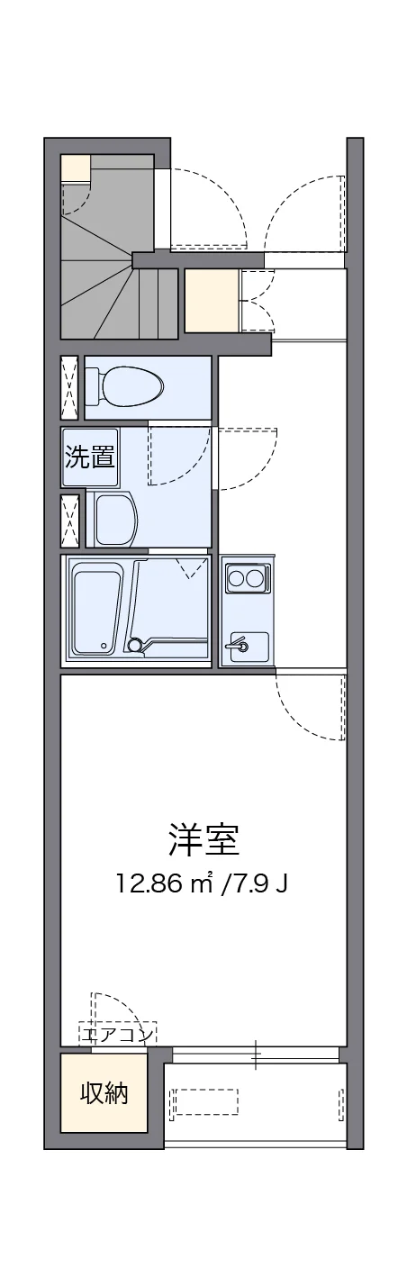 代表的な間取のため実際の間取とは異なる場合があります