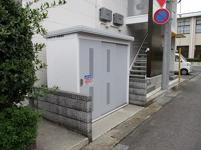 入居者様専用ゴミ庫です。