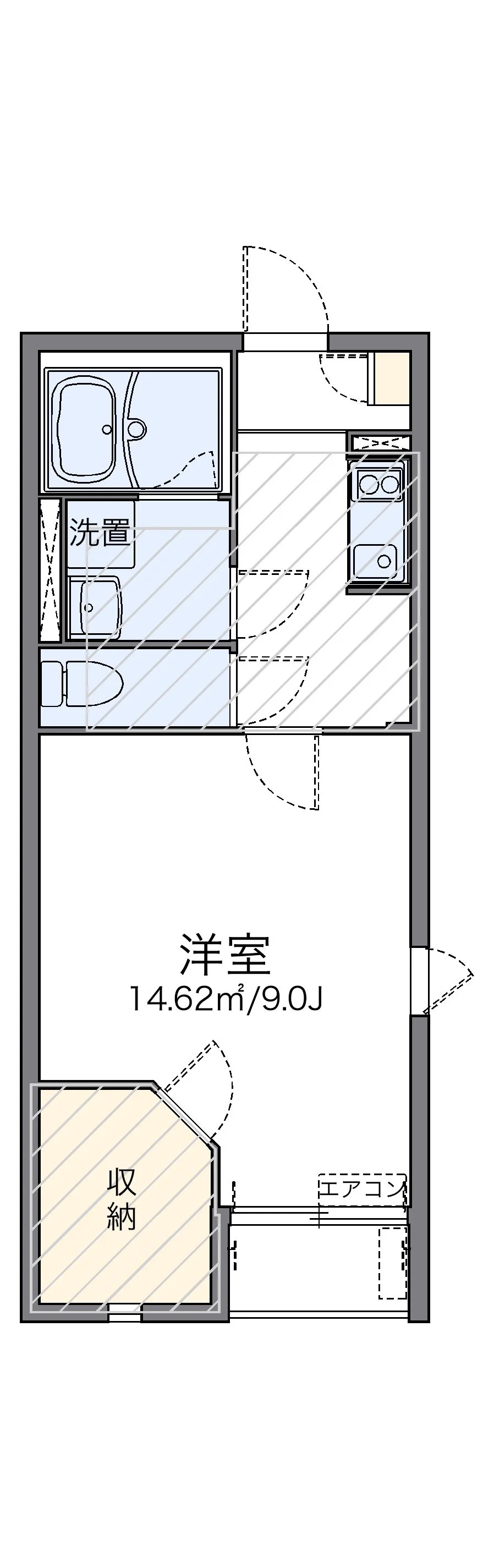 代表的な間取のため実際の間取とは異なる場合があります