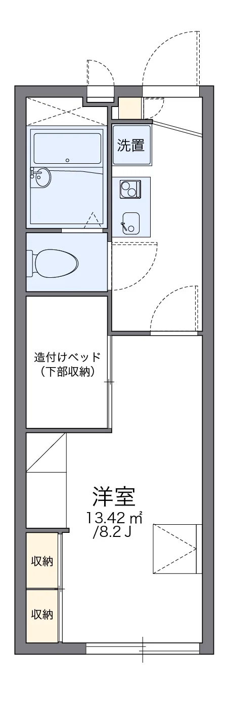 代表的な間取のため実際の間取とは異なる場合があります
