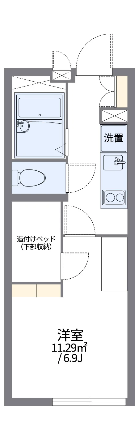 代表的な間取のため実際の間取とは異なる場合があります