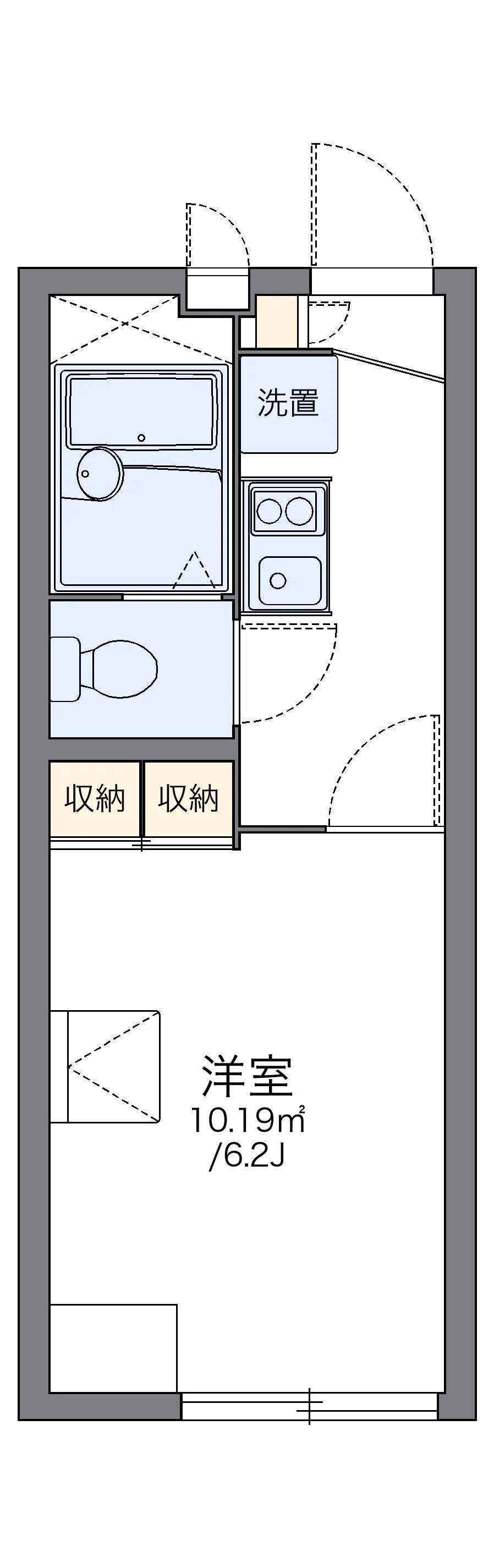 代表的な間取のため実際の間取とは異なる場合があります
