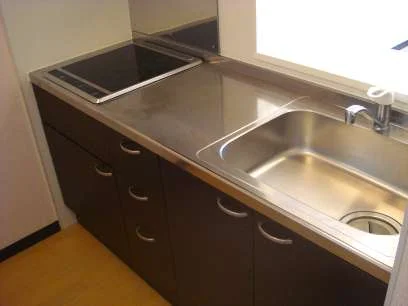 広々としたキッチン。