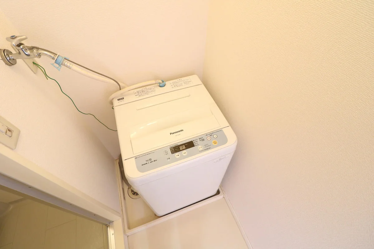 室内洗濯機完備によりお手軽に引越しが可能！