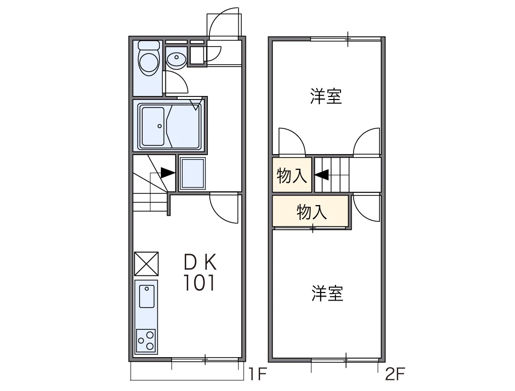 代表的な間取のため実際の間取とは異なる場合があります