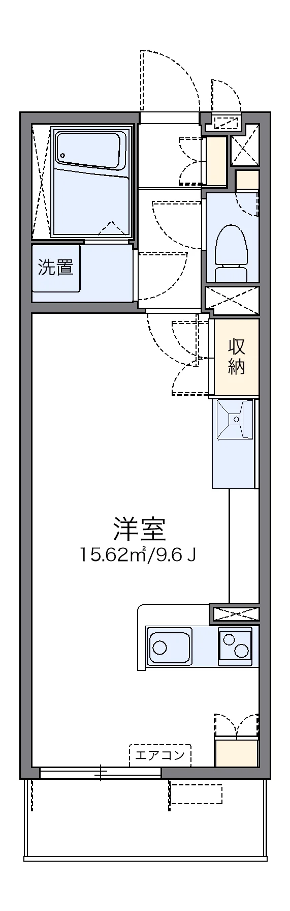 代表的な間取のため実際の間取とは異なる場合があります