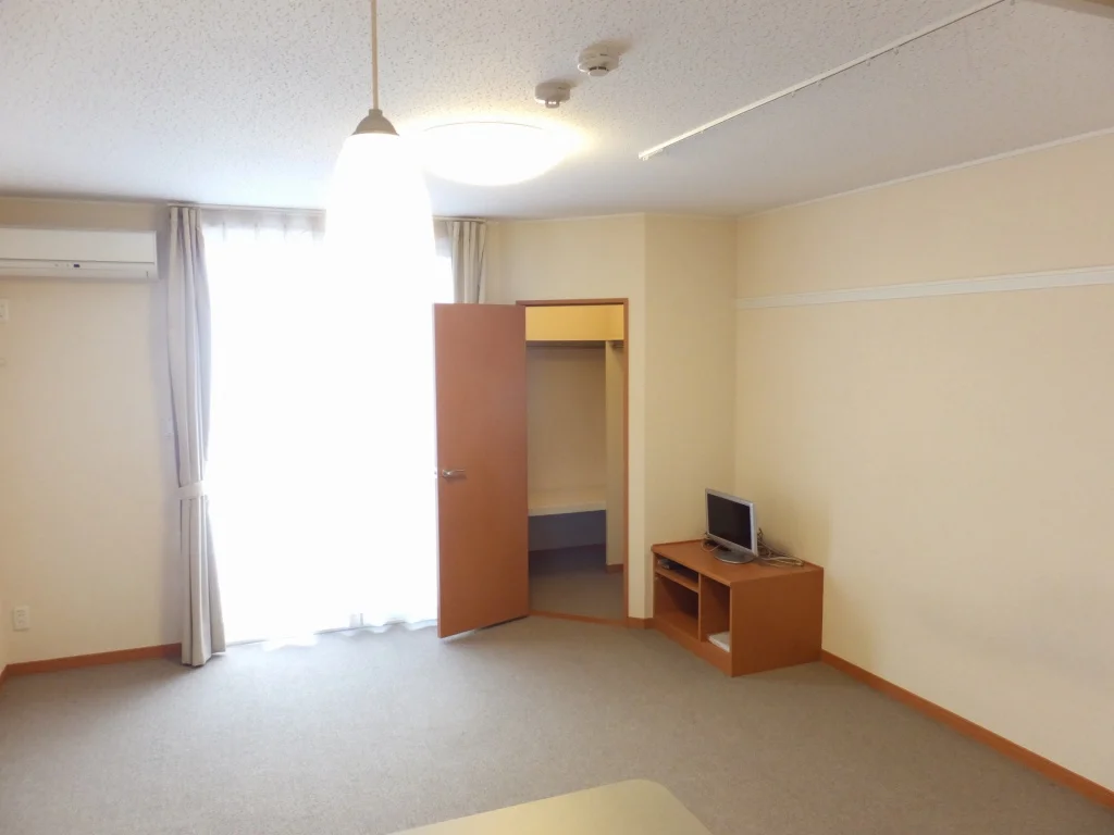 1階はフローリング、2階はじゅうたんです。