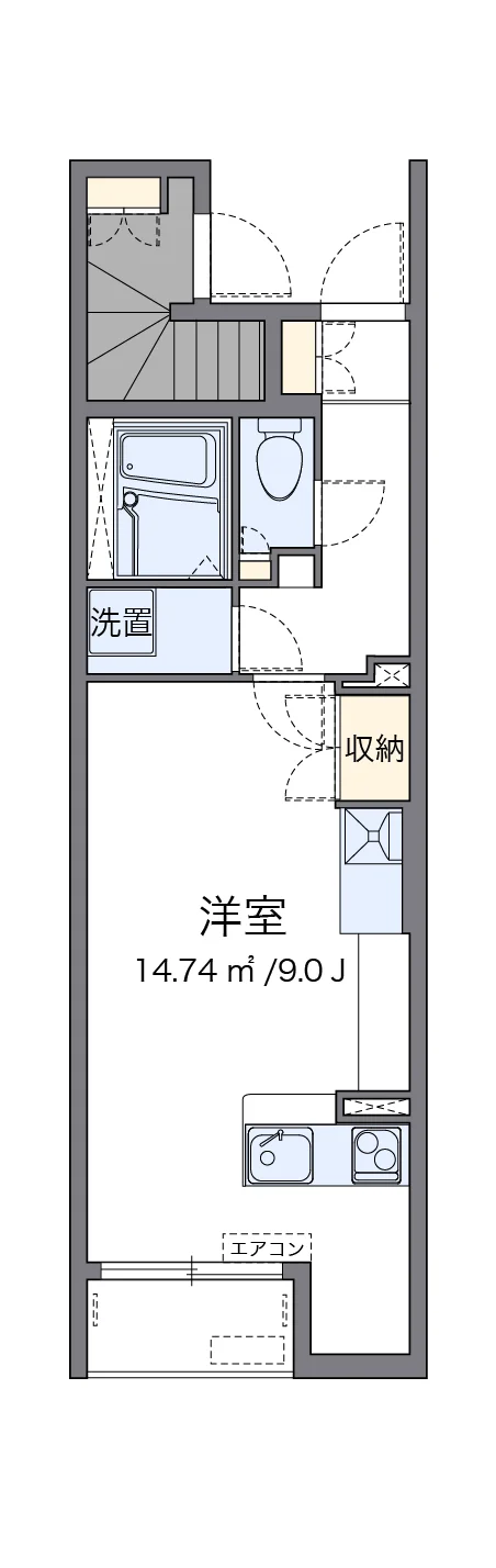 代表的な間取のため実際の間取とは異なる場合があります
