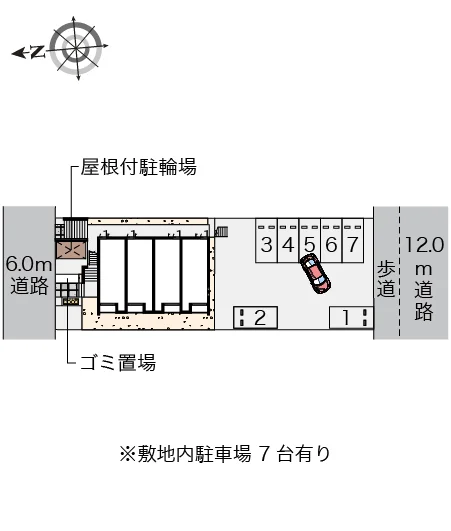 駐車場配置図