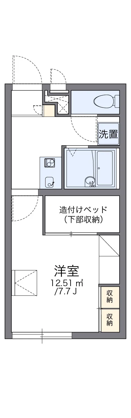 代表的な間取のため実際の間取とは異なる場合があります